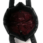 Nylon Quilted Small Coco Cocoon Tote Black