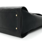 Calfskin Medium Deauville Tote Black