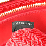 Saffiano Lux Large Double Zip Tote Fuoco