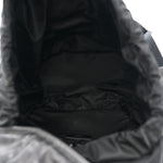 Lambskin Logo Debossed Backpack Black