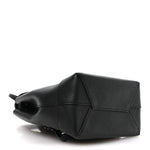 Calfskin Lockme Mini Backpack Black
