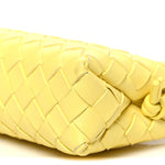 Nappa Intrecciato Small Loop Camera Bag Yellow