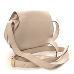 Grained Calfskin Mini Marcie Saddle Bag Blush Nude