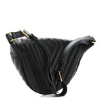 Calfskin Quilted New Wave Bumbag Black