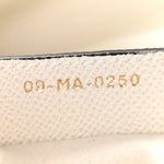 Grained Calfskin Saddle Bag White