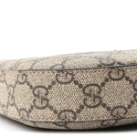 GG Supreme Monogram Snakeskin Small Jackie 1961 Hobo Beige Ebony