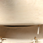 Macrocannage Technical Fabric Medium Lady Dior White