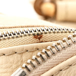 Calfskin Medium Paddington Satchel Ivory