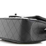 Pearly Lambskin Quilted Mini Rectangular Flap So Black