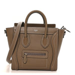 Drummed Calfskin Nano Luggage Souris