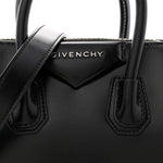 Shiny Lord Calfskin Mini Antigona Black