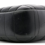 Lambskin Quilted Small Lola Camera Bag Black