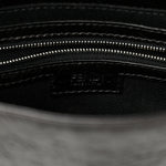 Crackled Calfskin Baguette 26424 Black