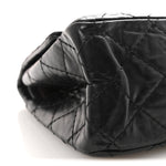 Aged Calfskin Quilted 2.55 Reissue 225 Flap Black