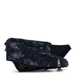 Denim Monogram Web Belt Bag Blue Multicolor