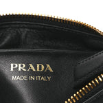 Soft Calfskin Mini Arque Shoulder Bag Black