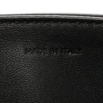 Shiny Calfskin Triomphe Chain Bag Black