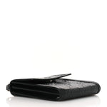 Calfskin GG Tennis Embossed Messenger Bag Black
