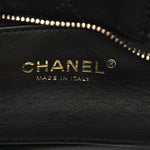 Lambskin Quilted Mini Bow Bag Black