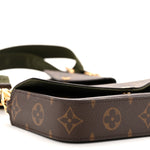 Monogram Felicie Strap & Go Kaki