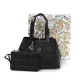 Calfskin Macrocannage Medium Toujours Black
