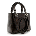 Patent Ultimate Medium Lady Dior Brown