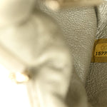 Metallic Calfskin Quilted Timeless Clutch Gold