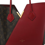Calfskin Monogram Kimono Tote Cherry