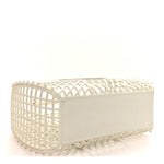 Recycled Plastic Vitello Liberty Matte Medium Fendi Basket White Ice