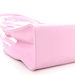 Vegan Leather Small Shopping Bag Bubblegum