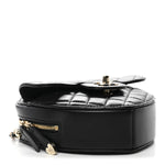 Lambskin Quilted CC In Love Heart Bag Black