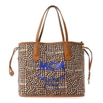 Visetos Medium Liz Reversible Shopper Tote Cognac
