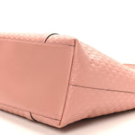 Soft Microguccissima Medium Zippered Satchel Soft Pink