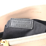 Calfskin Y Quilted Monogram Medium Loulou Chain Satchel Dusty Grey