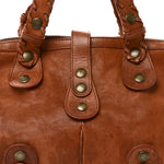 Calfskin Silverado Shoulder Bag Tan