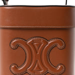 Smooth Calfskin Medium Cuir Triomphe Box Tan