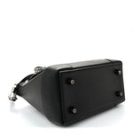 Grained Calfskin Spike Small Eloise Tote Black
