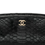Snakeskin Waist Bag Black
