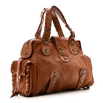 Calfskin Silverado Shoulder Bag Tan