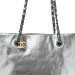 Calfskin Chain 20s Signe Tote Silver