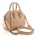 Sugar Goatskin Mini Antigona Beige Camel