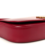 Box Calfskin Mini Voltaire Shoulder Bag Burgundy