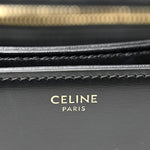 Shiny Calfskin Medium Triomphe Black