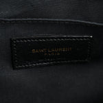 Calfskin Matelasse Monogram Lou Camera Bag Black