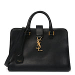 Calfskin Monogram Baby Cabas Black