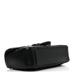 Lambskin Matelasse Medium GG Marmont Shoulder Bag Black