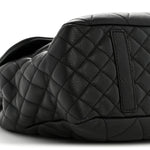 Caviar Quilted Coco Casual Flap Black