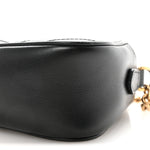 Calfskin Matelasse Small GG Marmont Chain Shoulder Bag Black