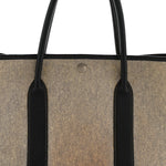 Toile H Buffle Skipper Garden Party 36 MM Tote Black