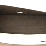 Snakeskin Baguette Soft Trunk White Camelia